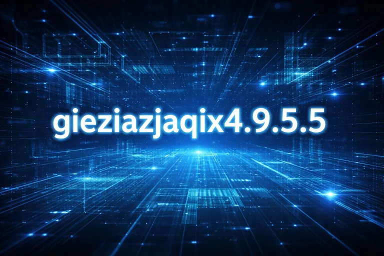 Gieziazjaqix4.9.5.5: Complete Guide & Insights